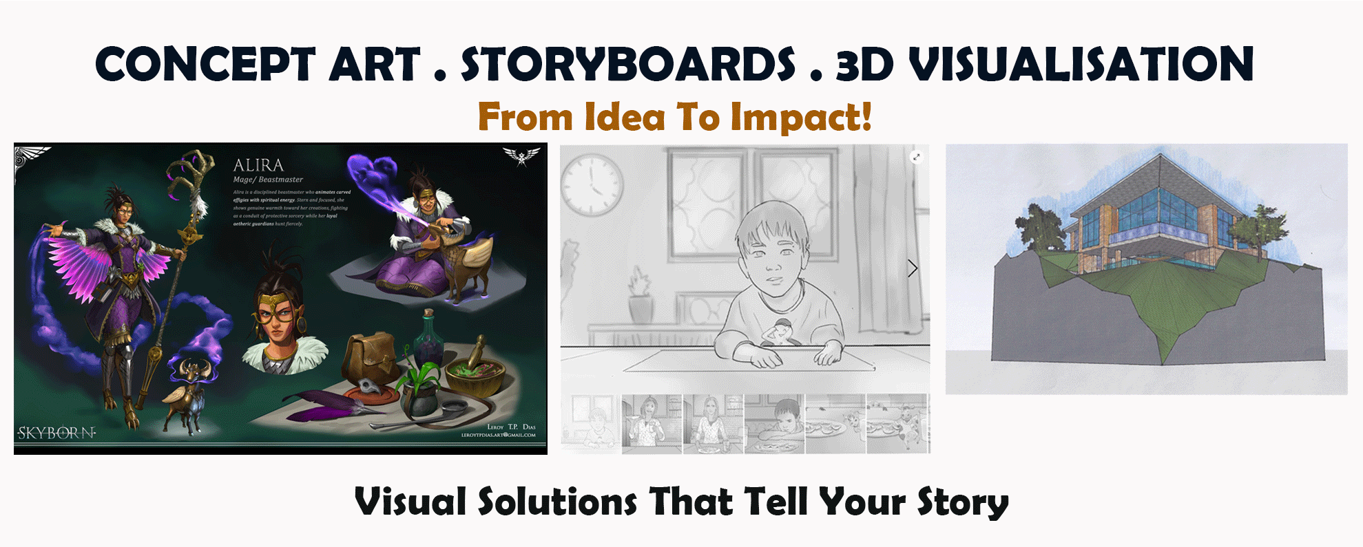 Concept art and 3D